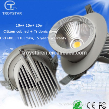 Hot sale cob led downlight IP44 cob ceiling light 15w led dimmable downlight
